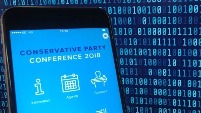 Conservative Party conference app 2018